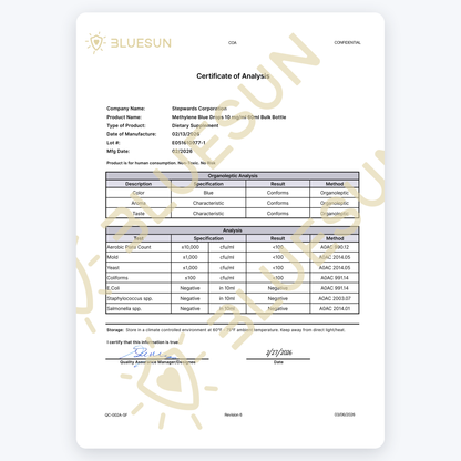 Bluesun USP Grade Methylene Blue 60ml